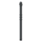 Dekorativ puller | Serie 479B | � 76 mm | fastmonteret, til indst�bning i beton med jordanker, total l�ngde ca. 1300 mm | uden l�s | med 2 �jer